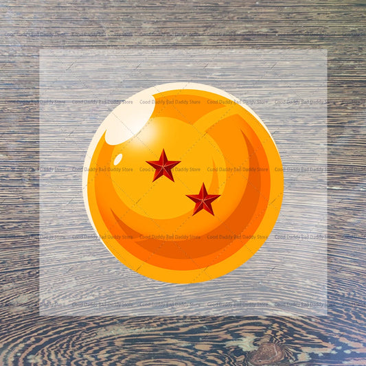 Dragon Ball Iron-on Transfer - Two Star Crystal Ball