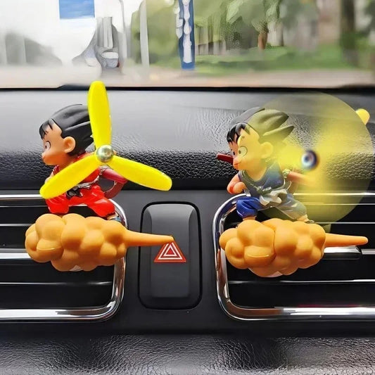 Dragon Ball auto ventilatie decoratie - Goku en Vegeta op de wolk
