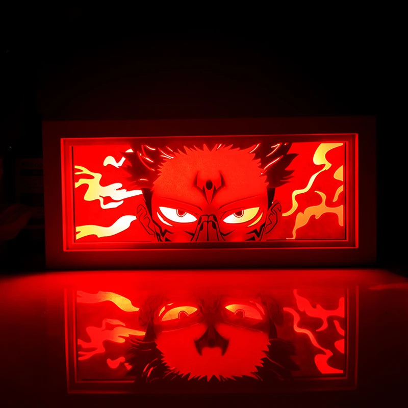 Quadro luminoso viola Dragon Ball - Goku Ultra Istinto sguardo