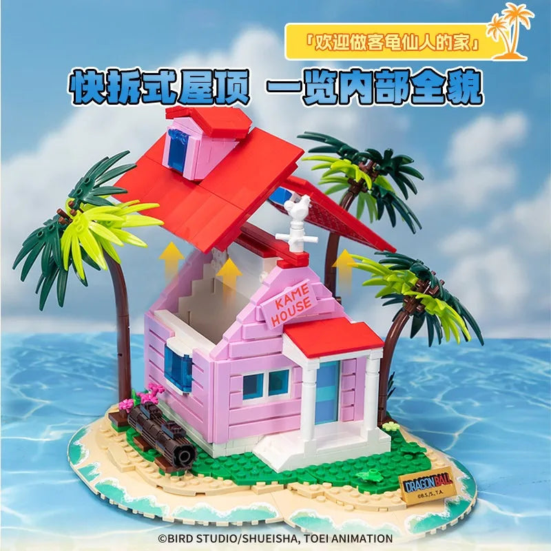 Dragon Ball Bauspiel - Kame House auf seiner Insel