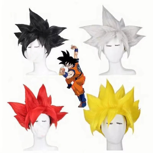 Dragon Ball cosplay pruik - Goku en Saiyan transformaties