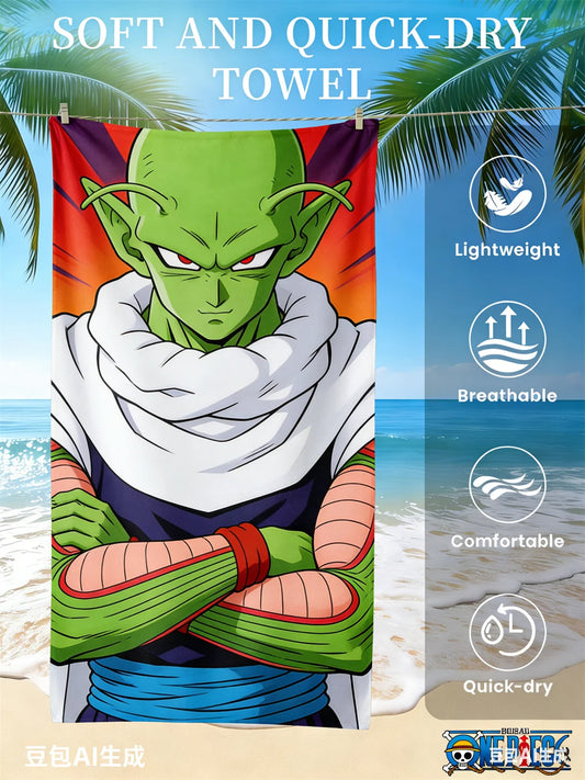Dragon Ball Beach Handtuch - Piccolo mit gekreuzten Armen