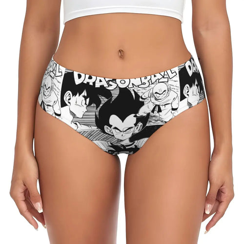 Black and white brief Dragon Ball - Vegeta and Manga characters