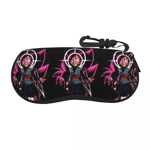 Dragon Ball Glasses Case - Black Goku Rosé und Circular Halos