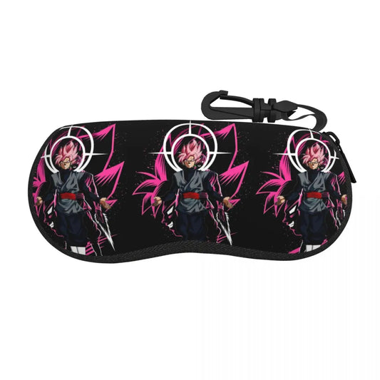 Étui à lunettes Dragon Ball - Black Goku Rosé et halos circulaires