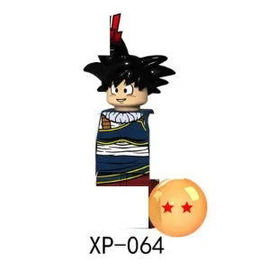 Dragon Ball mini figures to assemble - Saiyan transformations and crystal balls