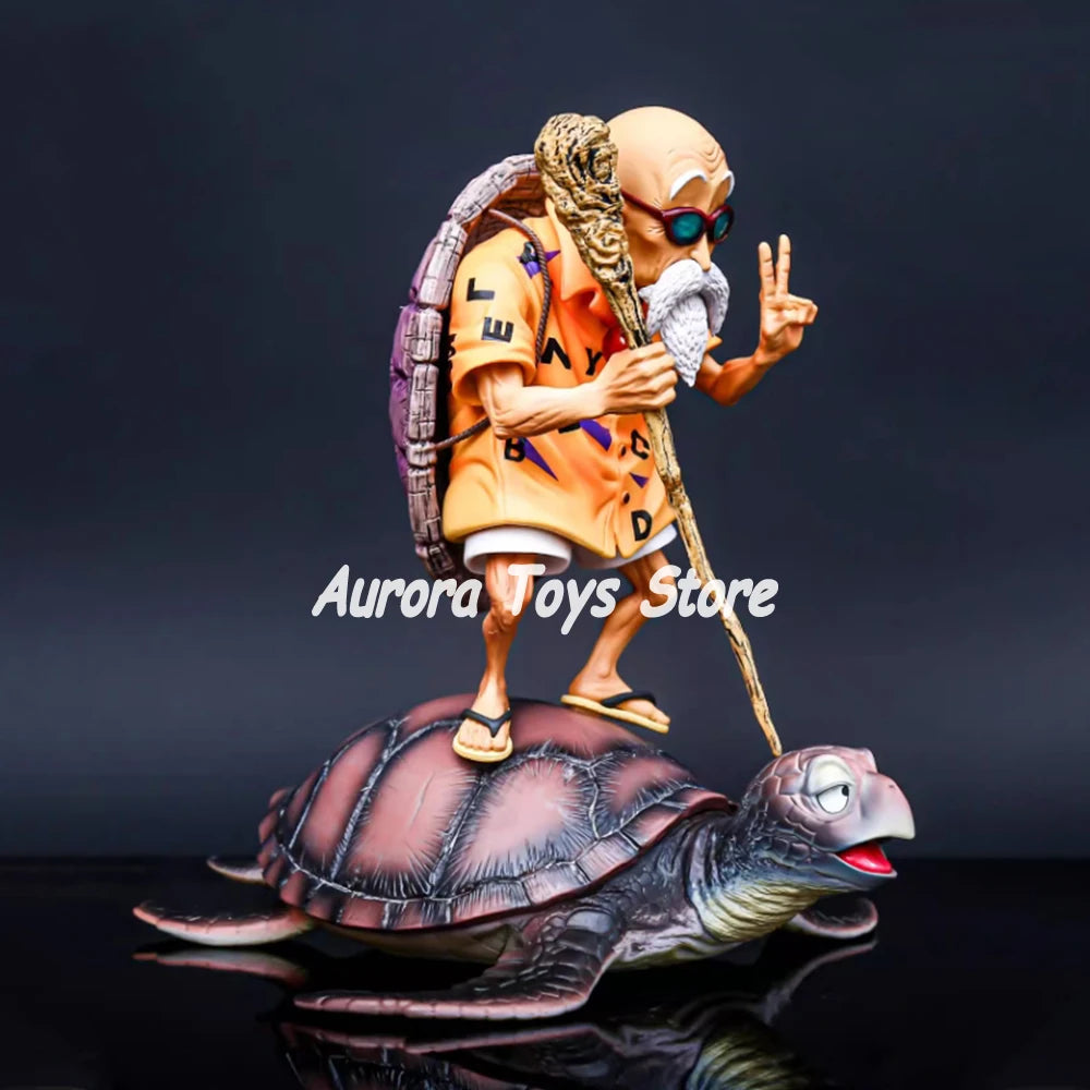 Action figure Dragon Ball - Maestro Muten con la sua tartaruga