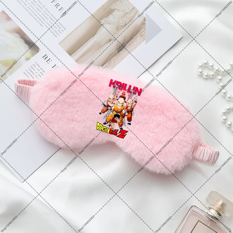 Masque de sommeil rose Dragon Ball - Krilin en collage