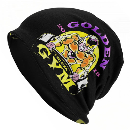 Dragon Ball Black Cap - Golden Freezer Gym and dumbbells