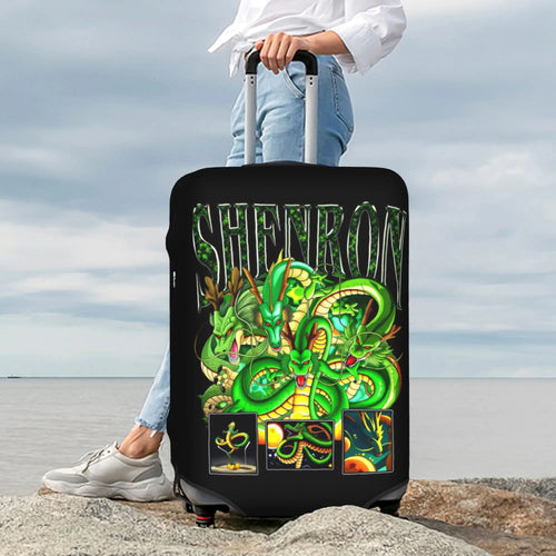Dragon Ball Kofferbezug - Shenron grün auf schwarz
