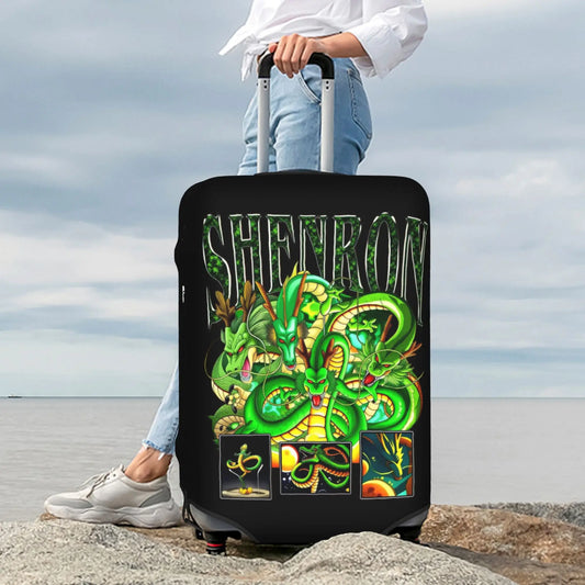 Dragon Ball Kofferbezug - Shenron grün auf schwarz