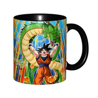 Goku and Shenron with crystal balls