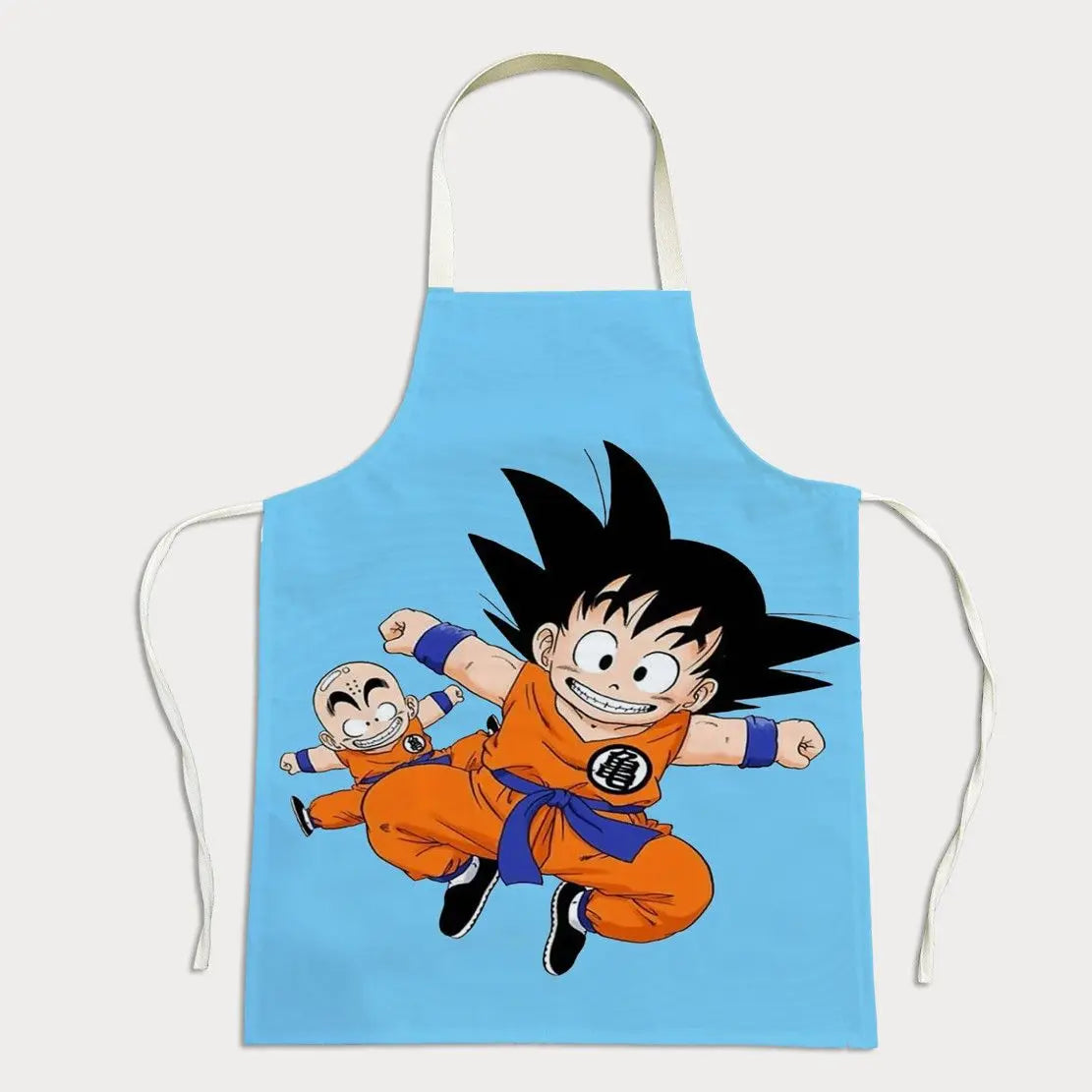 Tablier de cuisine Dragon Ball - Goku enfant et kanji Go