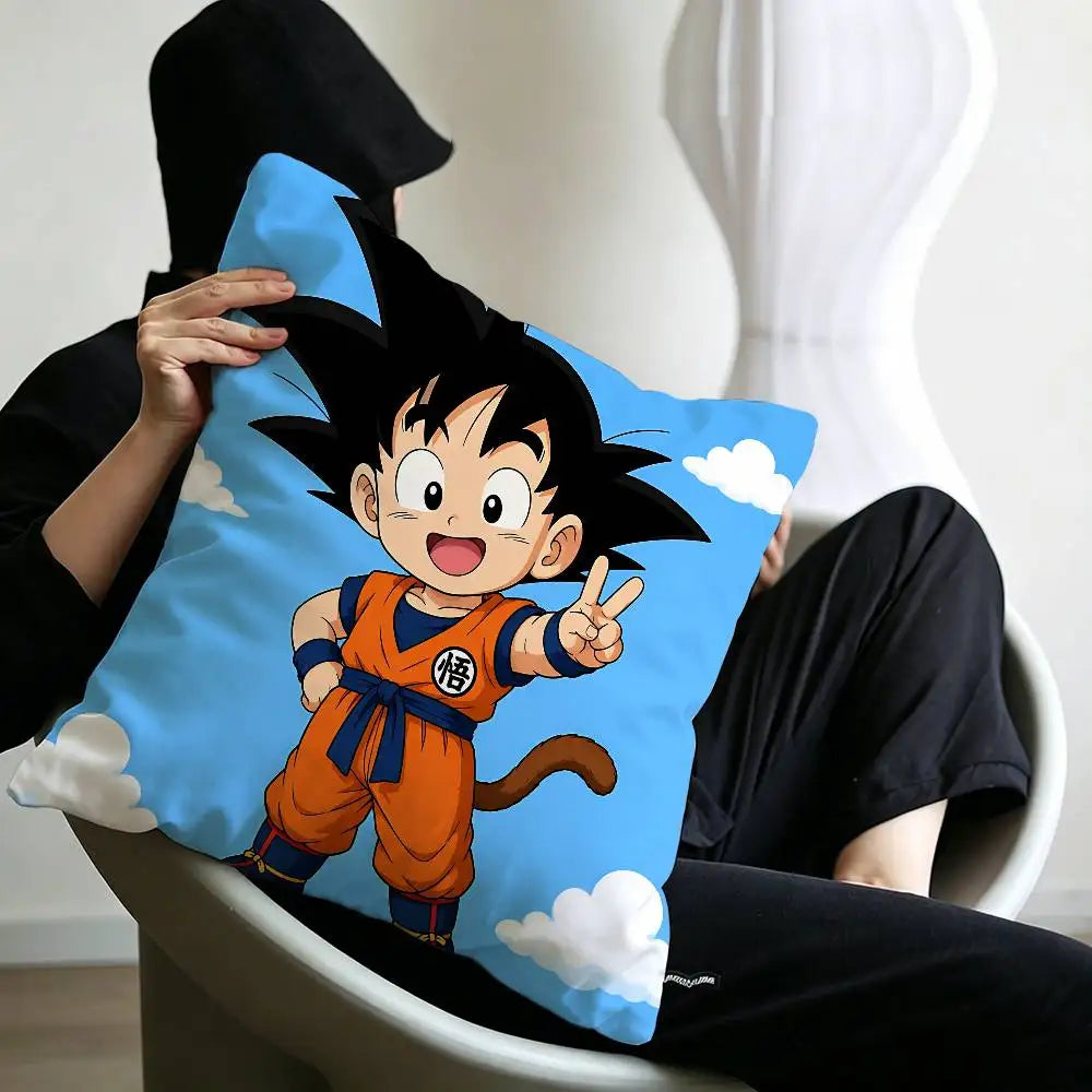 Dragon Ball Kissenbezüge - Kanji Kame Shenron und der junge Goku