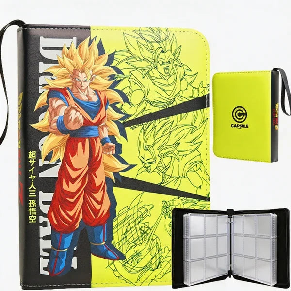 Yellow Dragon Ball Card Filer - Goku Super Saiyan