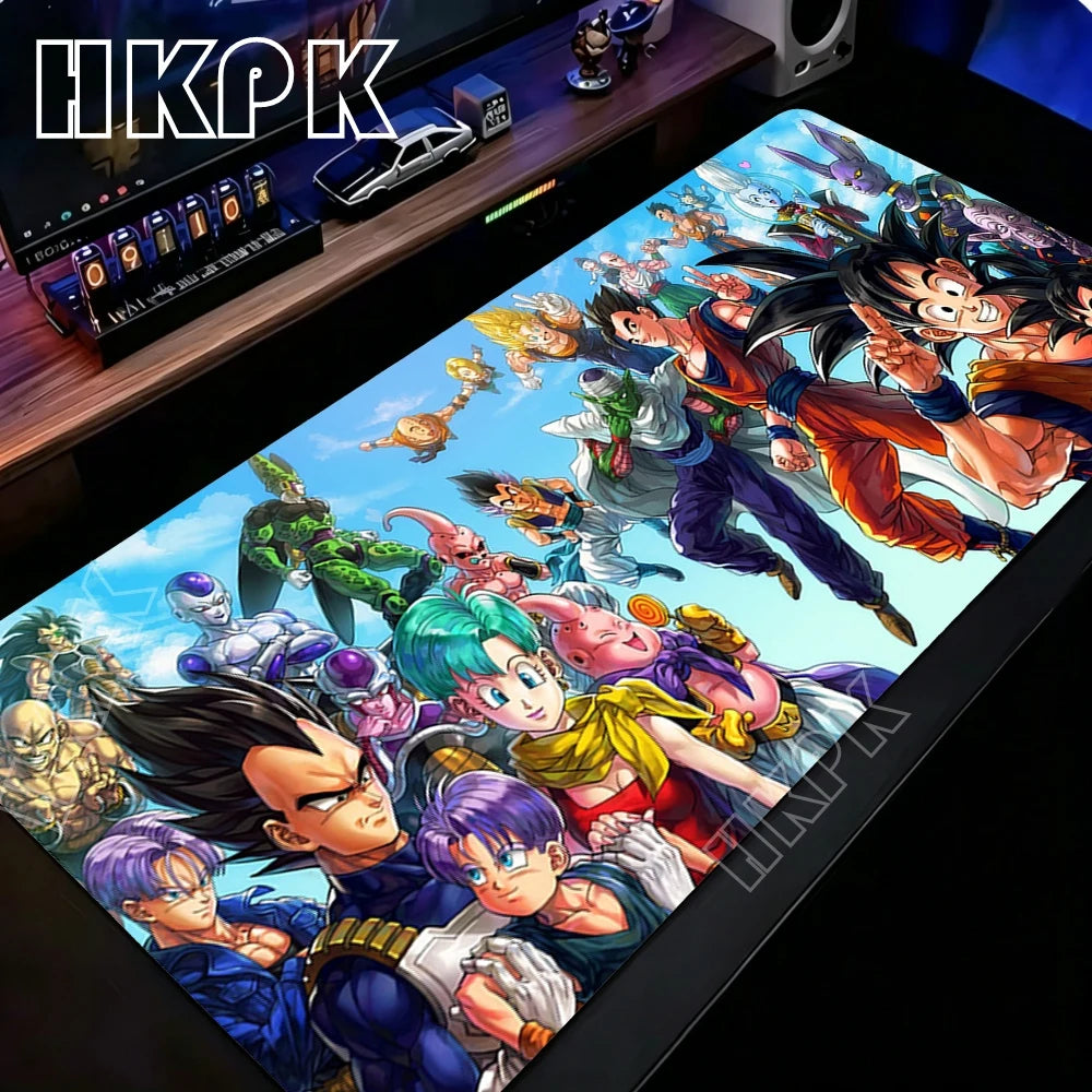 Tappetino per mouse grande e multicolore Dragon Ball - tutti i personaggi riuniti