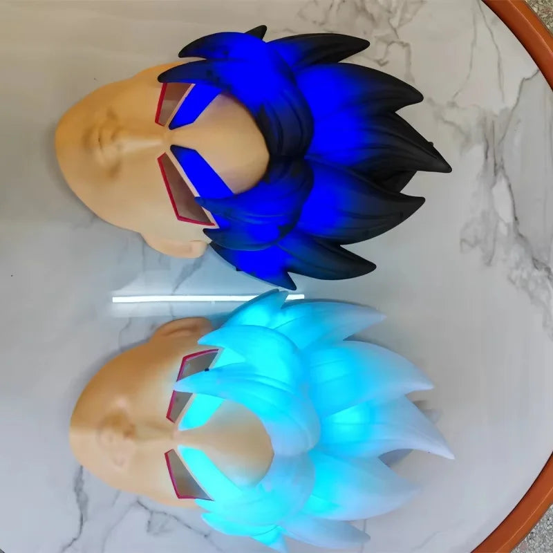 Geel Dragon Ball lichtmasker - Goku Super Saiyan