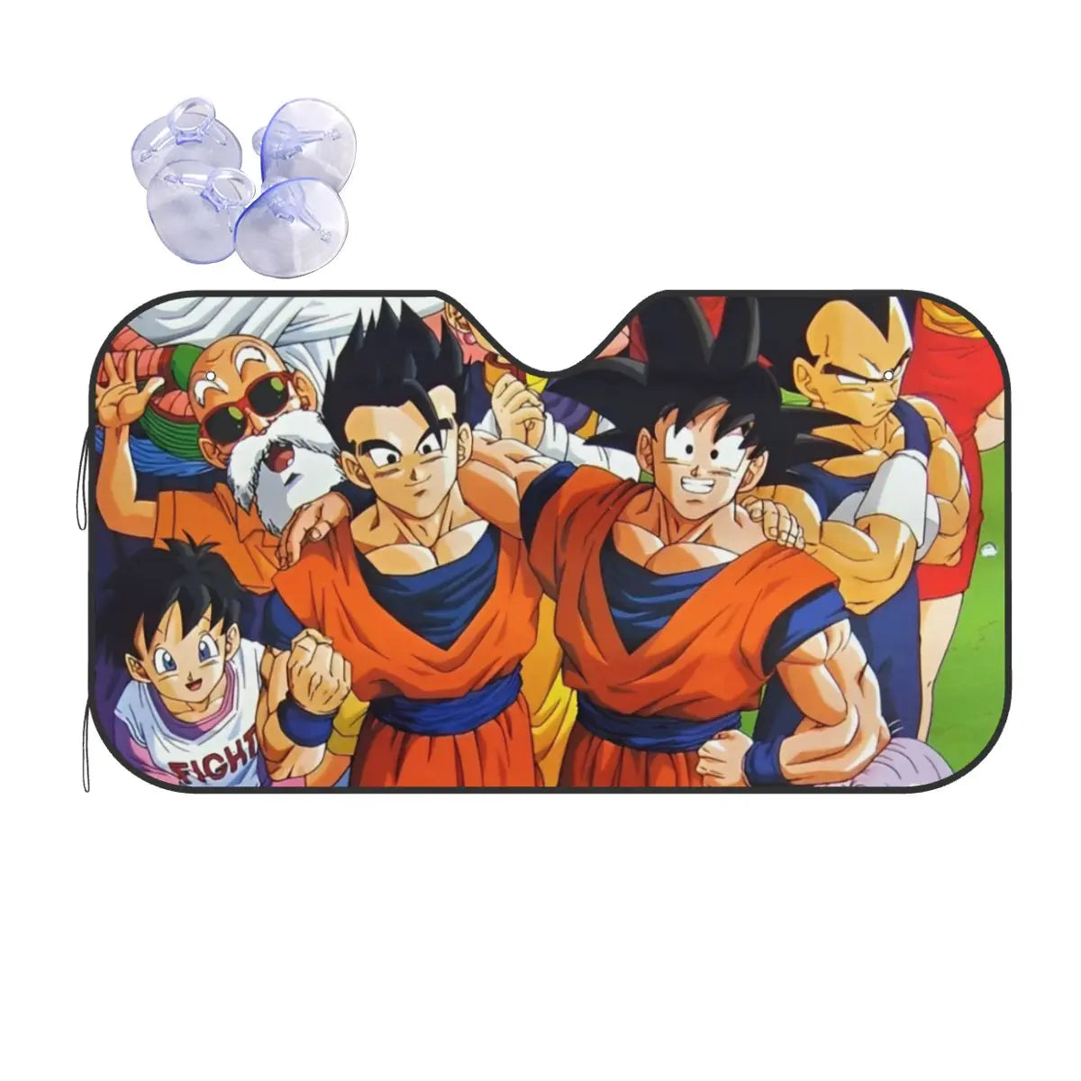 Auto parasol Dragon Ball look van Goku Super Saiyan