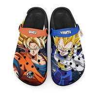 Goku et Vegeta aux cheveux dorés