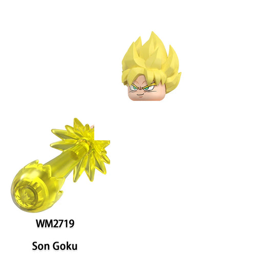 Kit di figurine da assemblare Dragon Ball - Goku Super Saiyan ed energia gialla