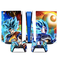 Goku and Vegeta Blue with crystal ball