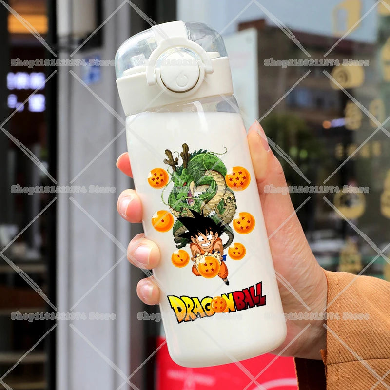 Dragon Ball transparent bottle - Goku child Shenron and crystal balls