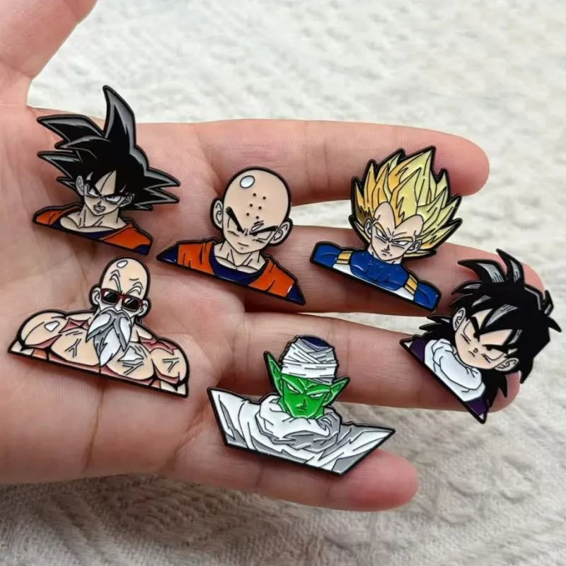 Dragon Ball Brooches - Krilin Goku und Vegeta