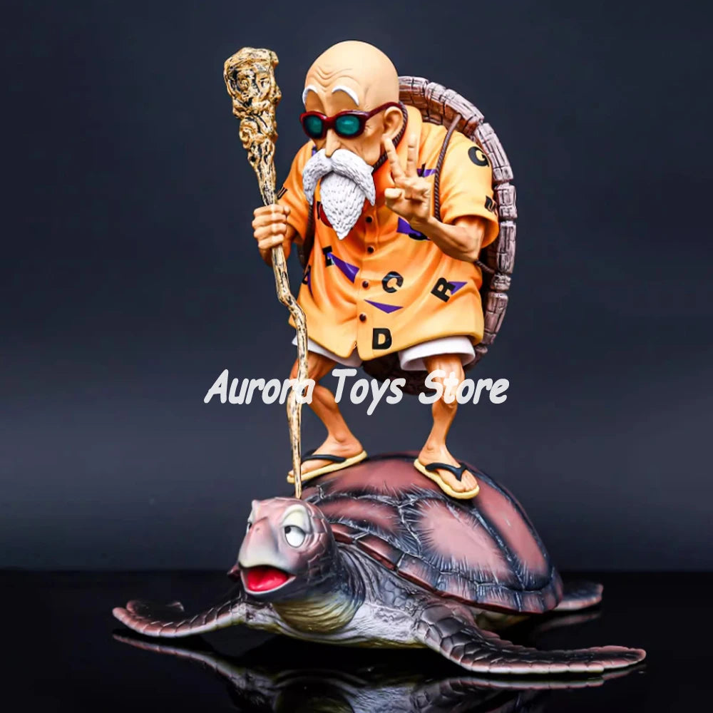 Action figure Dragon Ball - Maestro Muten con la sua tartaruga