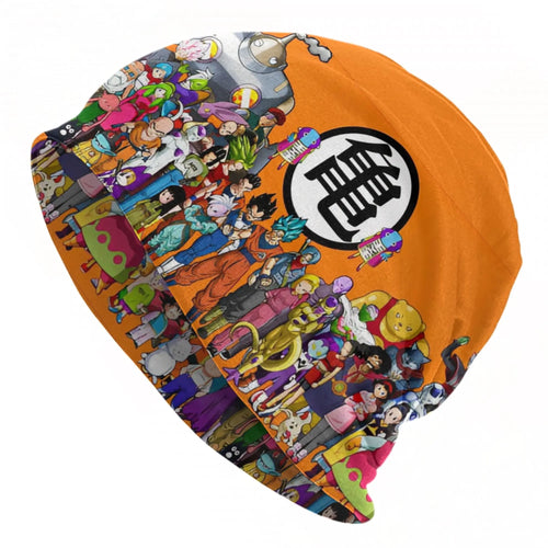 Dragon Ball Orange Cap - the reunited characters and Kame emblem