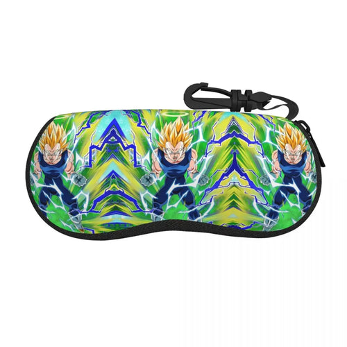 Astuccio per occhiali Dragon Ball - Vegeta Super Saiyan e fulmini verdi