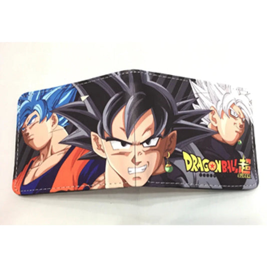 Blau und schwarz Dragon Ball Brieftasche - Goku und seine Verwandlungen