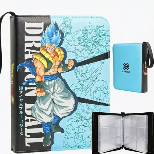 Classeur pour cartes bleu Dragon Ball - Gogeta Blue en garde