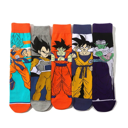 Chaussettes à personnages Dragon Ball - Goku Vegeta et Piccolo