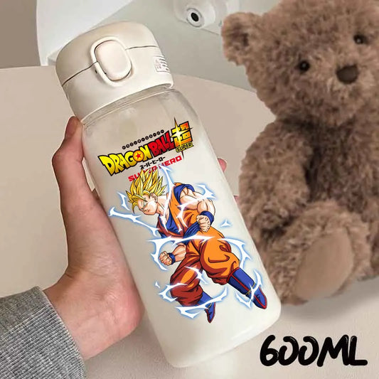 Gourde 600 ml Dragon Ball - Goku Super Saiyan et éclairs bleus