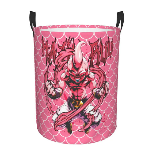 Dragon Ball Pink Linen Basket - Kid Buu in full attack