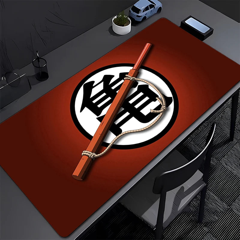 Tapis de souris turquoise Dragon Ball - Goku Ultra Instinct et énergie