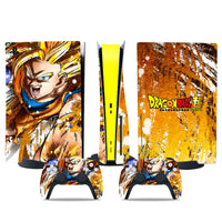 Goku Super Saiyan on golden background