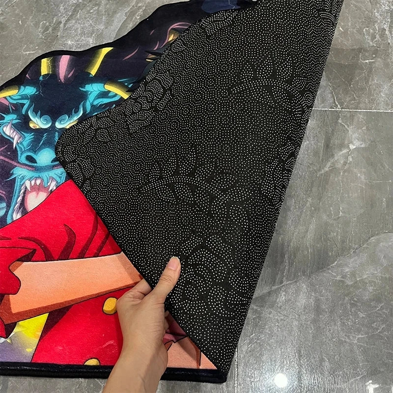 Dragon Ball runder Teppich - Majin Vegeta mit einem entschlossenen Look