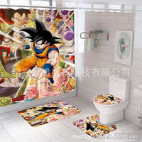 Goku au combat et portraits des héros