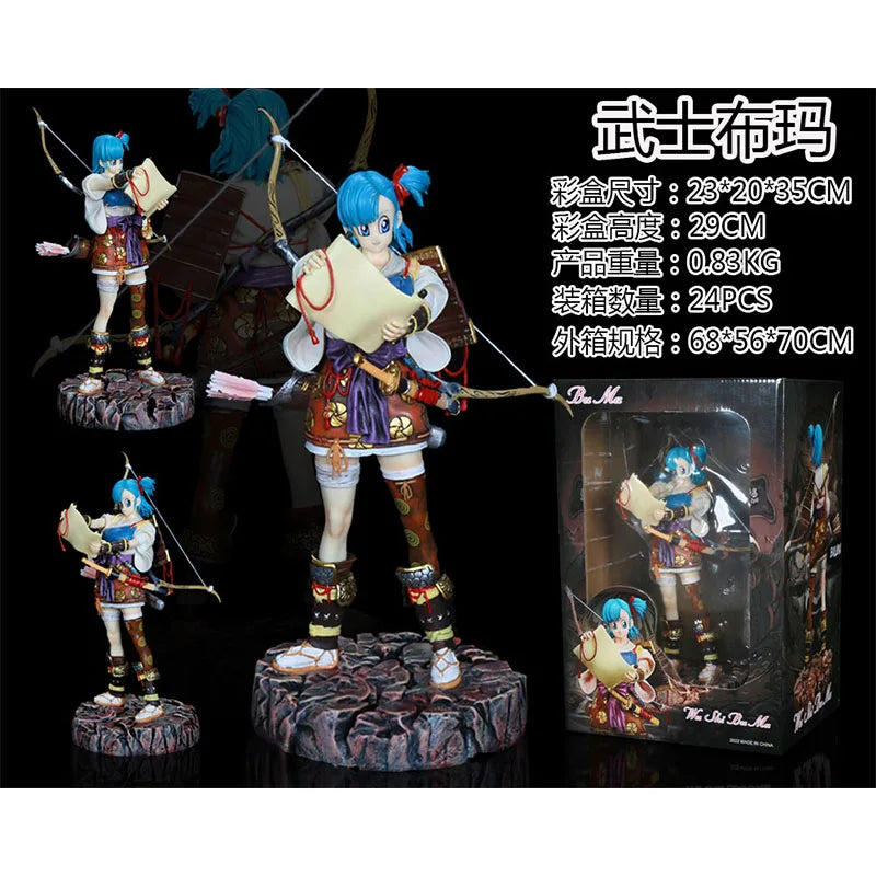 Figura de samurái de Dragon Ball - Goku, Vegeta y Black Goku Rosé