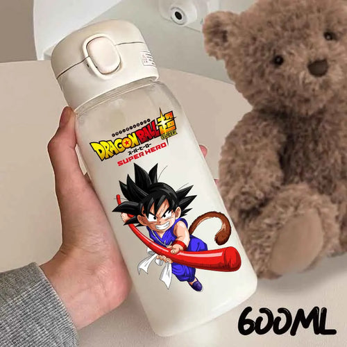 Gourde 600 ml Dragon Ball - Goku enfant au long bâton rouge