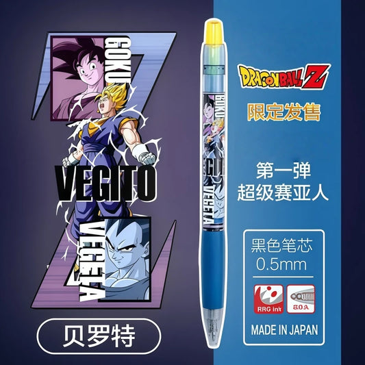 Stylo gel bleu 0,5 mm Dragon Ball - Vegetto et fusion Potara