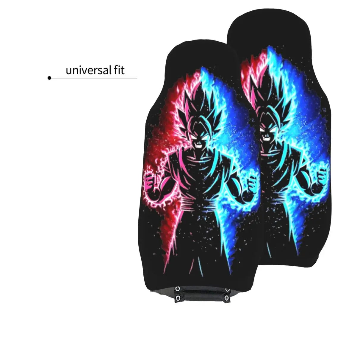 Fodere per seggiolini auto Dragon Ball - Goku e aura rossa e blu
