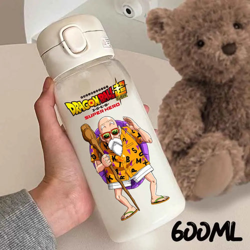 600 ml Dragon Ball Flasche - Master Roshi mit Schale