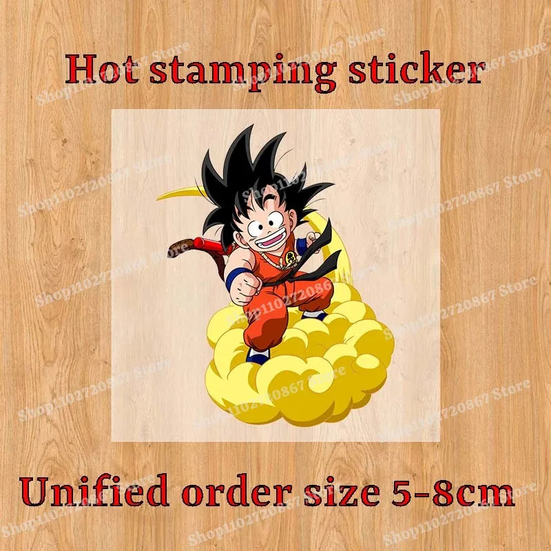 Transfert thermocollant Dragon Ball - Goku enfant assis sur son nuage