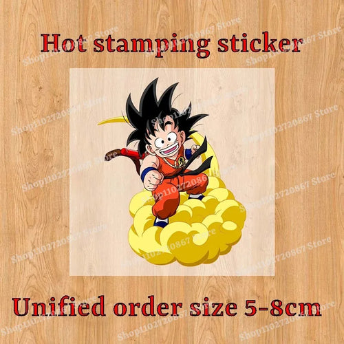 Transfert thermocollant Dragon Ball - Goku enfant assis sur son nuage