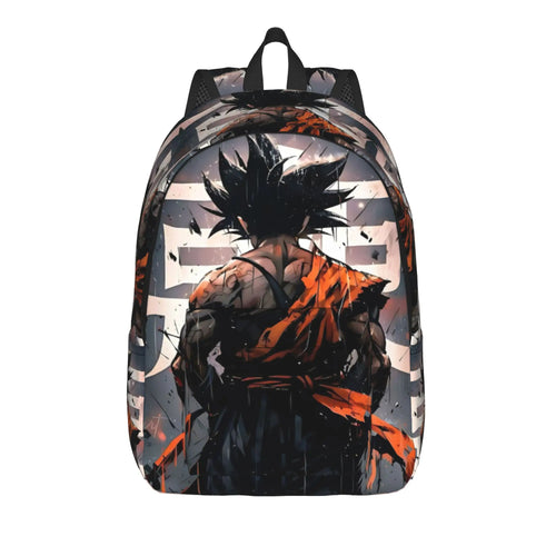 Zwarte en Oranje Dragon Ball Rugzak - Terug Goku