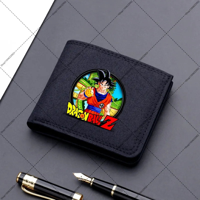 Dragon Ball Brieftasche - Krieger und Kanji Gehen Sie in Schild