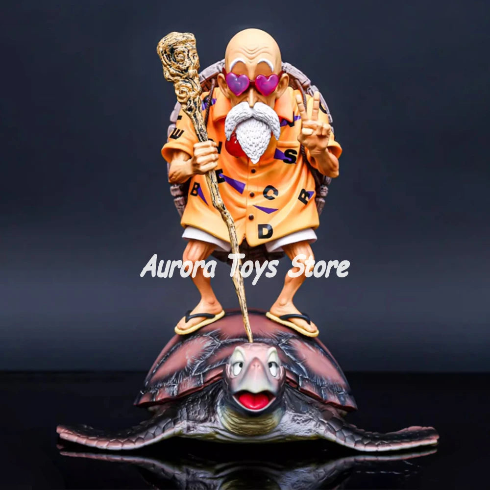 Action figure Dragon Ball - Maestro Muten con la sua tartaruga