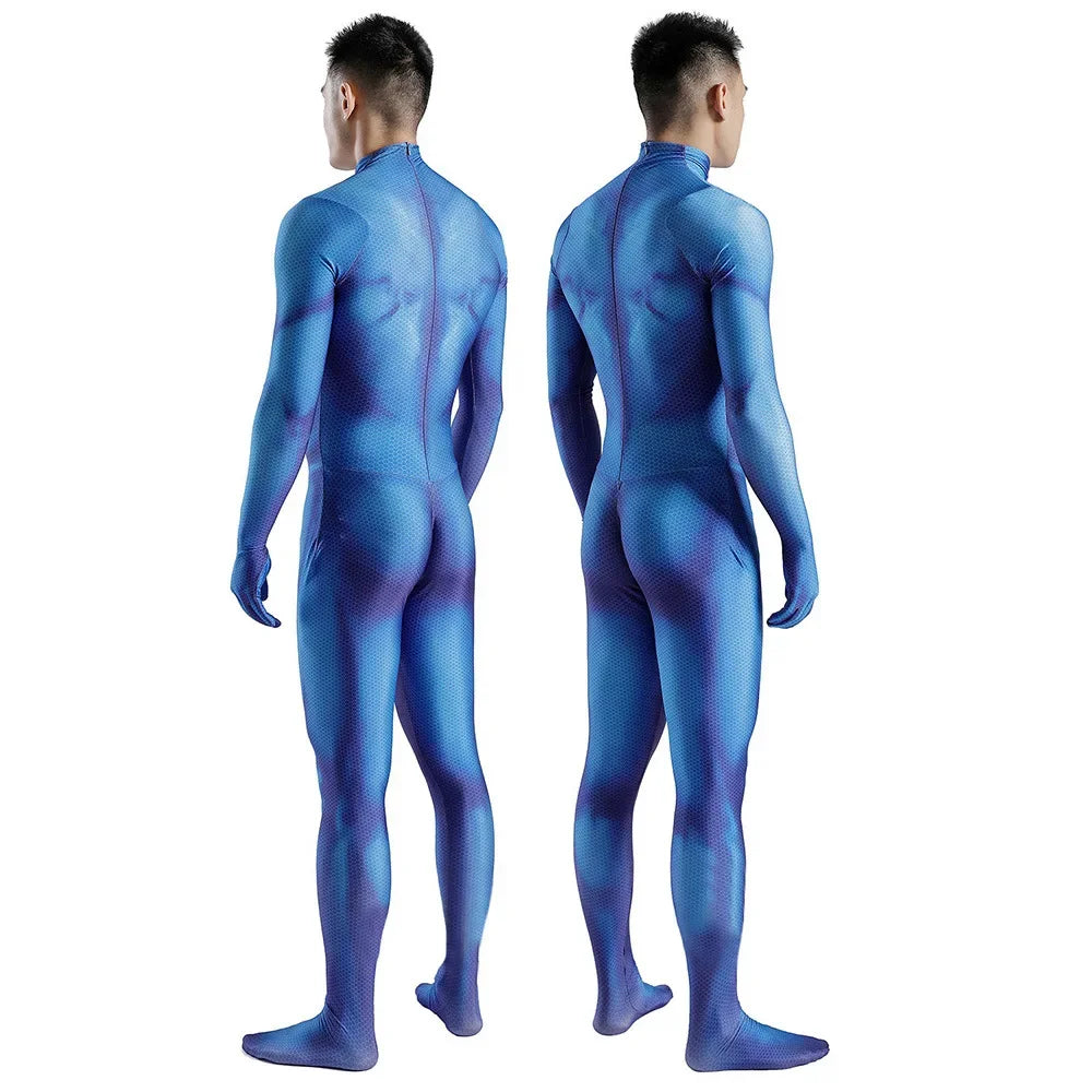Blue Dragon Ball Cosplay Jumpsuit - Vegeta